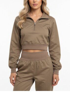 New Track SET 2 Pieces - Tan Le Lis HighEnd Boutique Brand OnTrend Medium Nylon